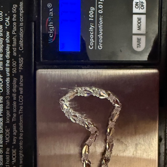 Stunning 999 Fine Pure Silver Heart Link Bracelet - Picture 7 of 7